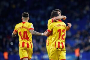 Barcelona, ,Jan,7:,Girona,Players,Celebrate,A,Goal,At