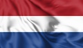 Netherlands,Flag,Blowing,In,The,Wind.,Background,Texture.,3d,Illustration.