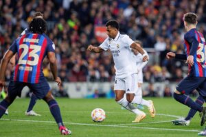 Barcelona, ,Apr,5:,Rodrygo,In,Action,During,The,Copa