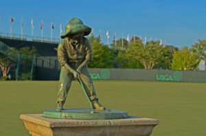 Pinehurst,,Nc/united,States ,06/03/2014:,The,Famed,Putter,Boy,Stands,Ready