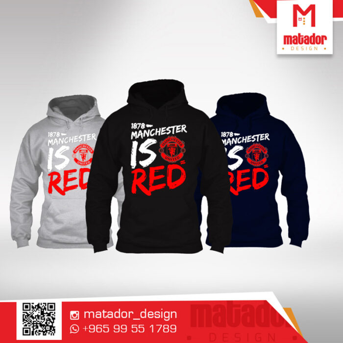 Manchester United Manchester Is Red Hoodie