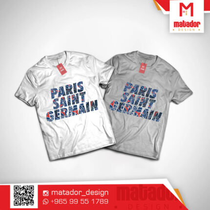 Paris Saint Germain  Logos In Words T-shirt