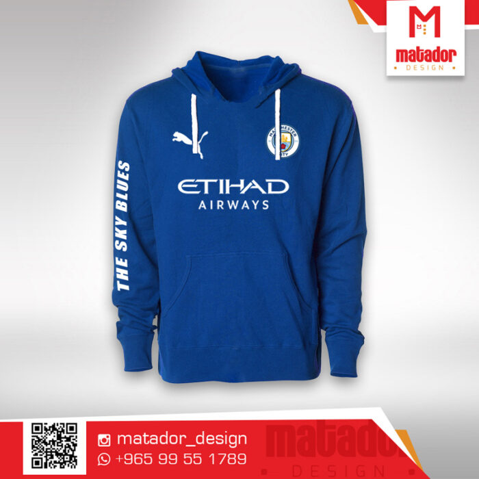 Manchester City Official Jersey Design Hoodie