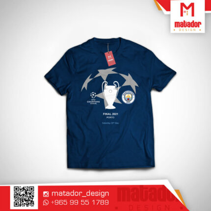 Manchester City Final Porto 2021 T-shirt