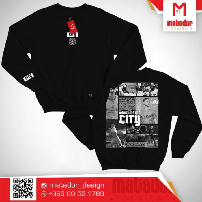 Manchetser City Black and White Edition Sweater