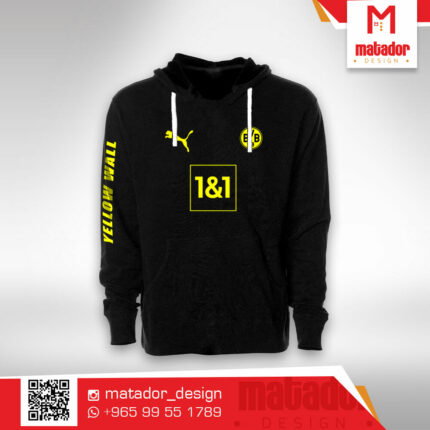 Borussia Dortmund Official Jersey Design Hoodie