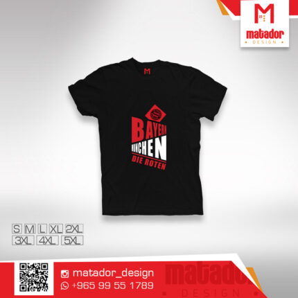 Bayern Munich 3D Design T-shirt