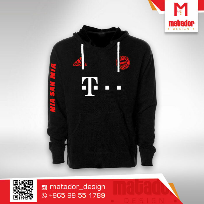 Bayern Munich Official Jersey Design Hoodie