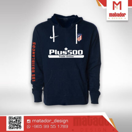 Atletico Madrid Official Jersey Design Hoodie