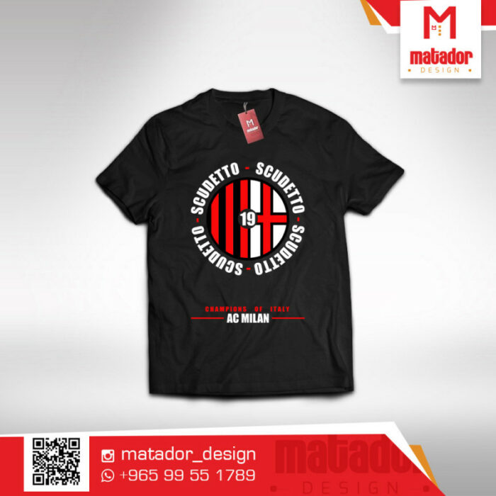 AC Milan scudetto Champions T-shirt
