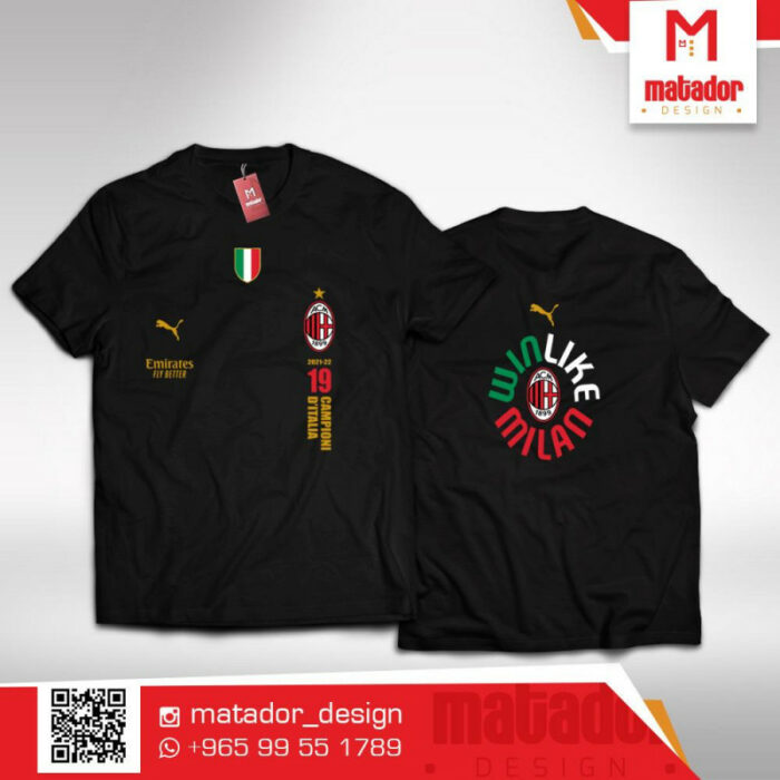 AC Milan Official Shirt for celebrating  Serie A League Championship