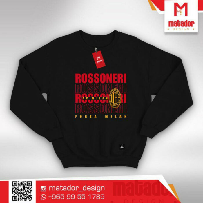 AC Milan Yellow Logo Sweater