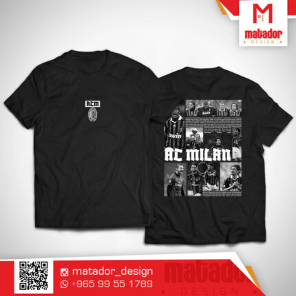 AC Milan Black and White Edition T-shirt