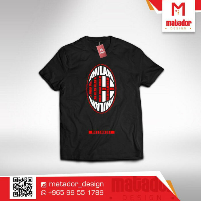 AC Milan writings Logo T-shirt