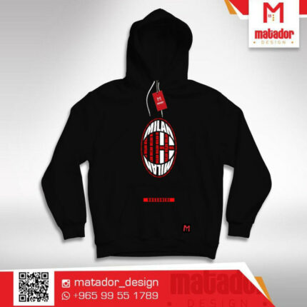 AC Milan writings Logo Hoodie