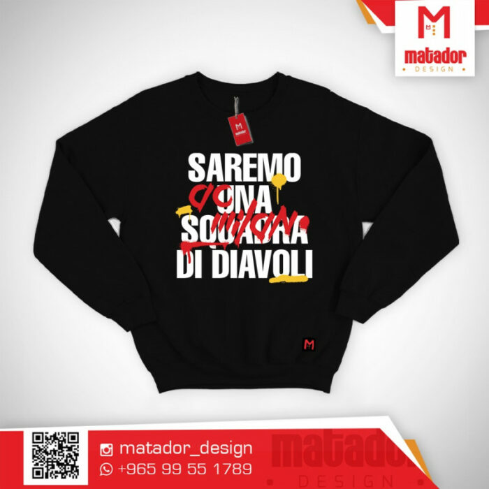 AC Milan Saremo Una Squadra Di Diavoli Sweater