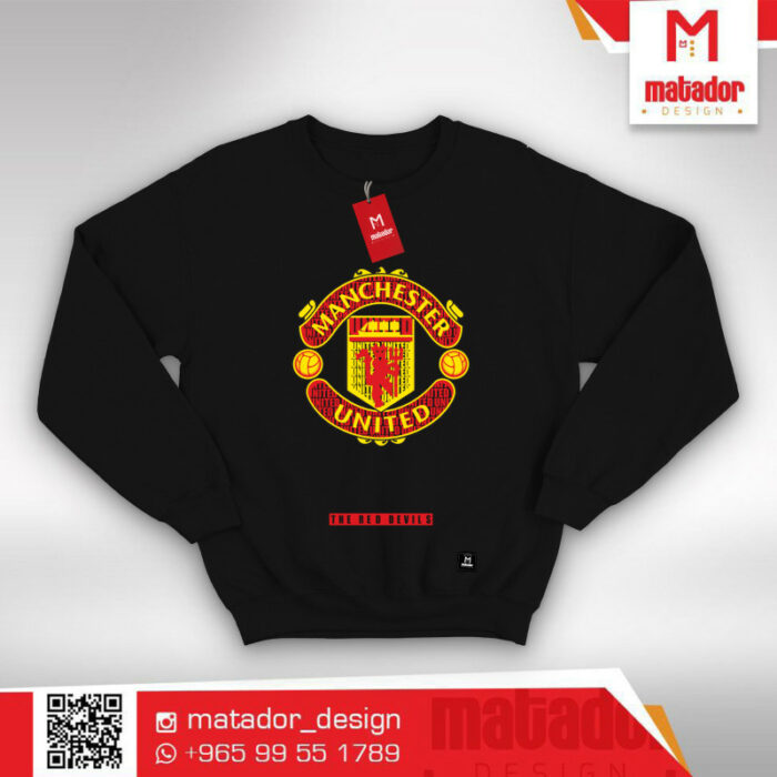 manchester United Logo Words Sweater