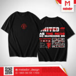 Manchester United As The Reds Go Marching On Oversize T-shirt