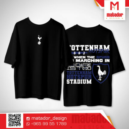 Tottenham Hotspur When the saint go marching in Oversize T-shirt