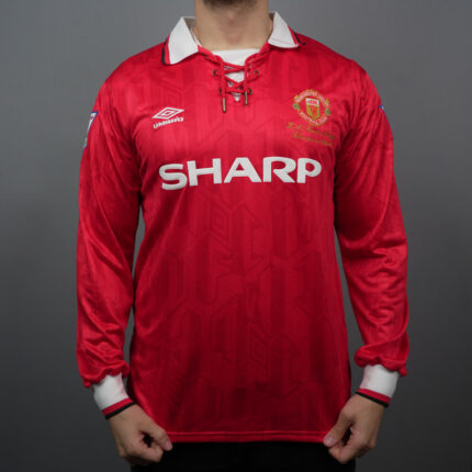 Manchester United Home Long Sleeve Jersey 1992/1994