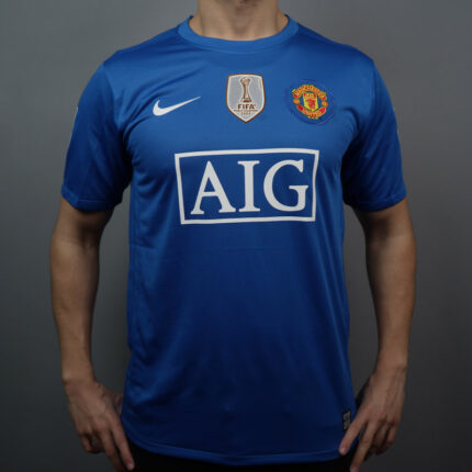 Manchester United Away Blue Jersey 2007/2008