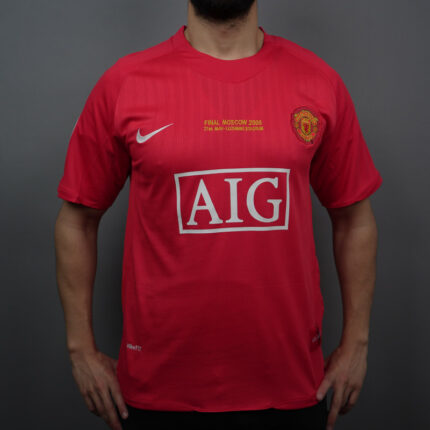Manchester United Home Final Moscow Jersey 2007/2009