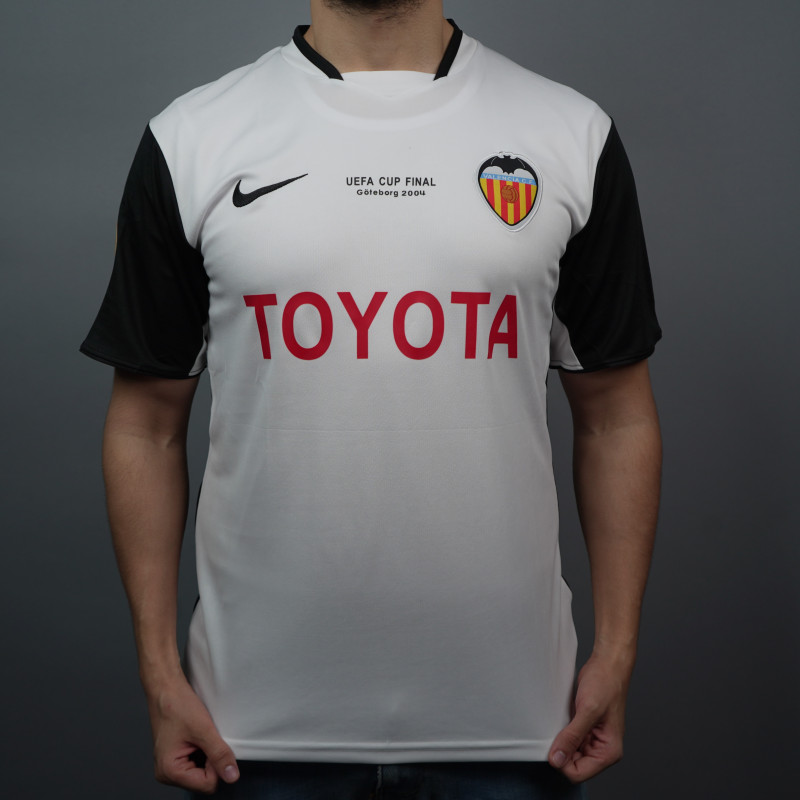 Camiseta Valencia CF 2003-2004 Local Final UEFA – Camisetas Futbol y  Baloncesto