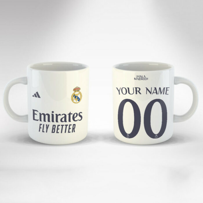 Real madrid Home Name and number Mug 23/24 (Champions league)