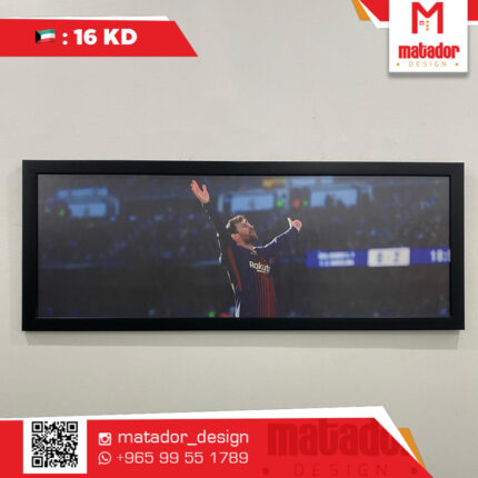 Barcelona Messi Celebration Framed panel