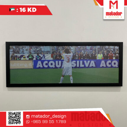AC Milan Maldini Celebration Framed panel