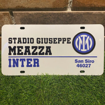 Inter Milan Metal Panel