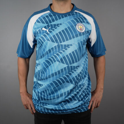 Manchester City Pre-match Blue and white Players Version Jersey 2023/2024