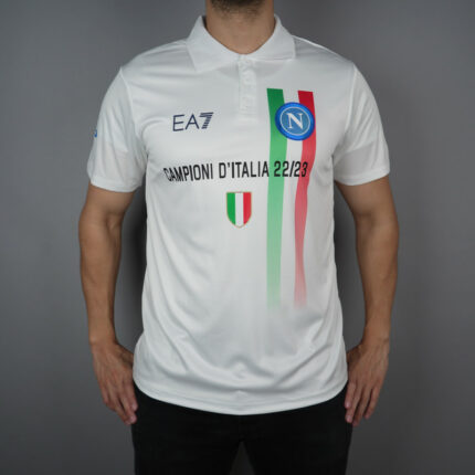 Napoli Serie A Champion Edition White PoloEdition Jersey 2023/2024