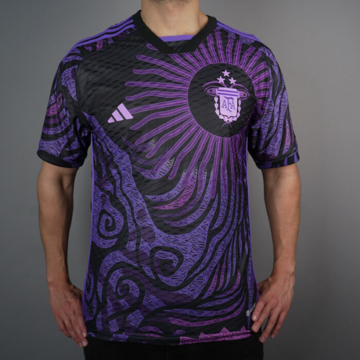 Argentina Unofficial Black sun Edition Players Version Jersey 22/23