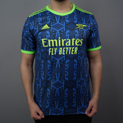 Arsenal Away Edition Blue and yellow  jersey 23/24