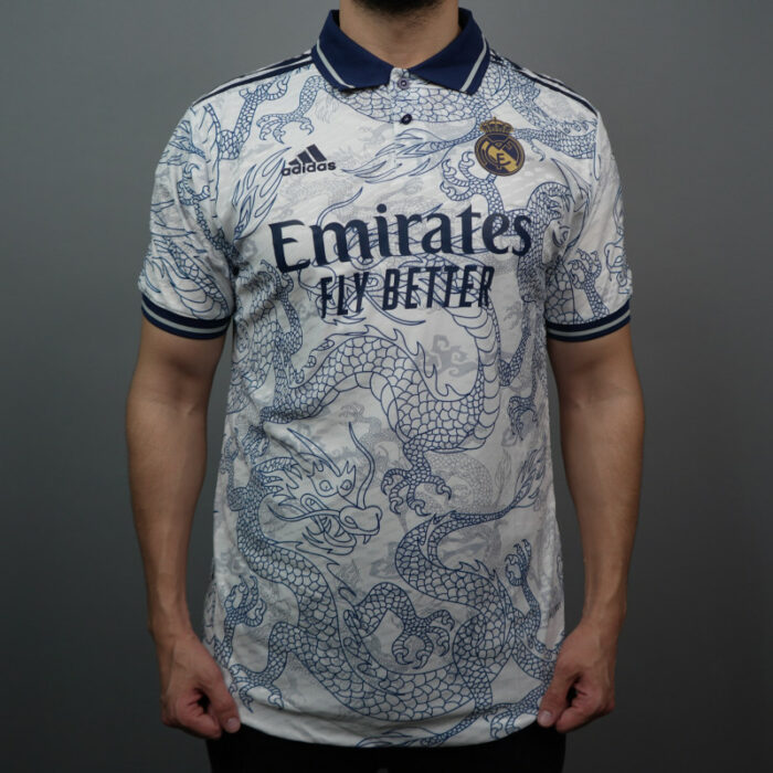 Real Madrid Dragons New White Edition Players Version Jersey 22/23