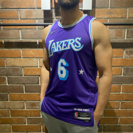 Lakers Purple james 23 NBA Jersey