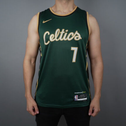 Boston Celtics Green Brown 7 NBA Jersey