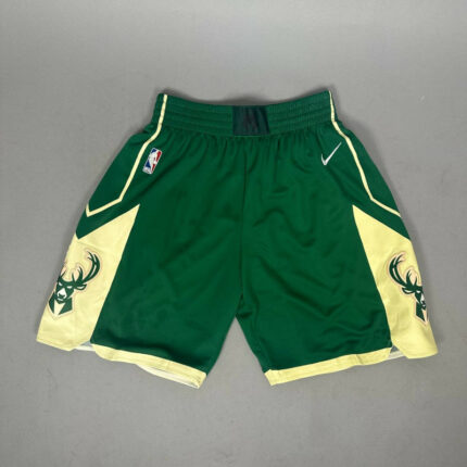 Milwuakee bucks Green and Black NBA Shorts