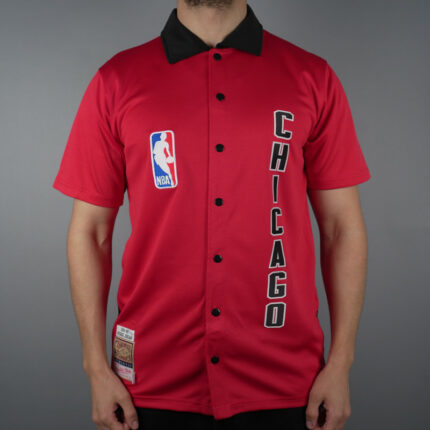 Chicago Bulls Red NBA Pinstripe