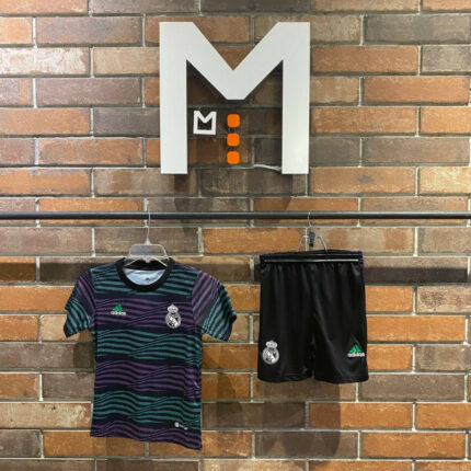 Real madrid Pre-match striped Kids kit 2023/2024
