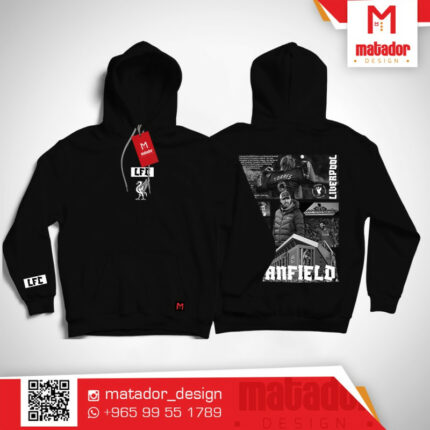 Liverpool Black and White Edition Hoodie