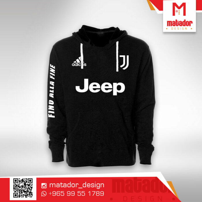 Juventus Official Jersey Design Hoodie