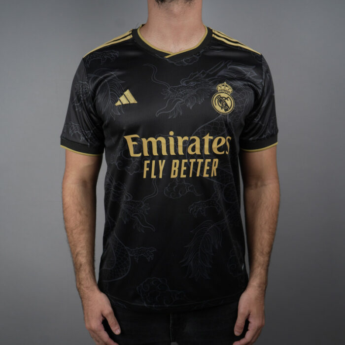 Real Madrid Dragon Edition Black and Gold Edition Jersey 23/24