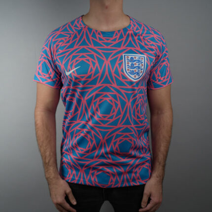 England Pre-match red and blue Jersey 23/24