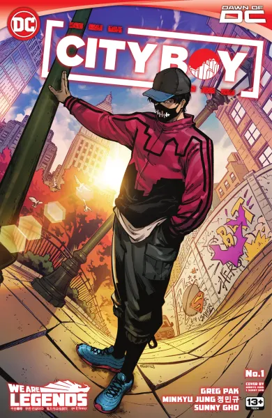 Read collections City Boy (2023) comic books online in PDF for free by Greg Pak, illustrated by Minkyu Jung. Enjoy best free stories now.