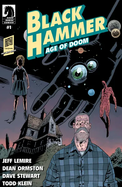 Read collections Black Hammer: Age of Doom (2018) comic books online in PDF for free by Jeff Lemire, illustrated by Dean Ormston. Enjoy best free stories now.