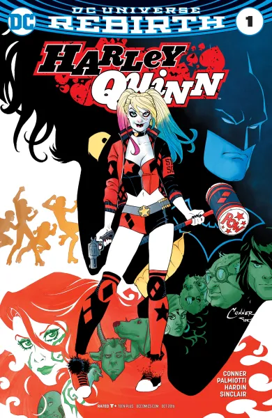 Read collections Harley Quinn (2016) comic books online in PDF for free by Amanda Conner, illustrated by Chad Hardin. Enjoy best free stories now.