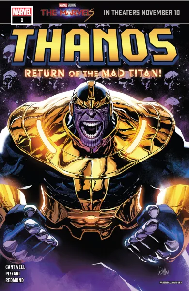 Read collections Thanos (2023) comic books online in PDF for free by Christopher Cantwell, illustrated by Luca Pizzari. Enjoy best free stories now.