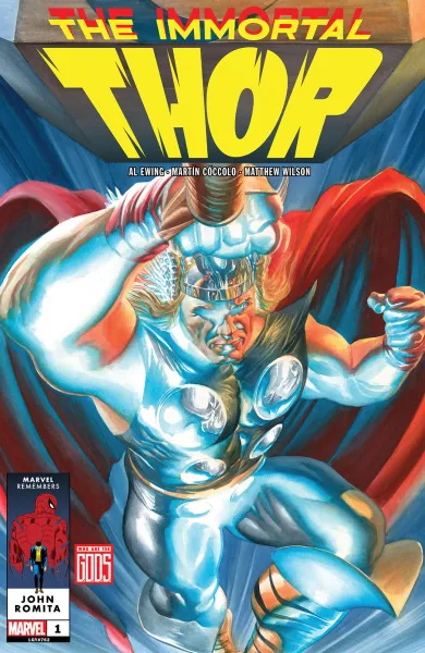 Read collections The Immortal Thor (2023) comic books online in PDF for free by Al Ewing, illustrated by Martin Coccolo. Enjoy best free stories now.